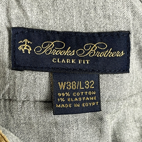 Brooks Brothers Clark Fit Corduroy Pants Mens 38x32 (36x30) Tan Classic - Picture 12 of 15